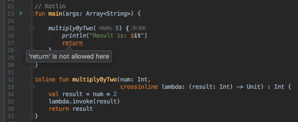 Kotlin - crossinline